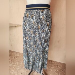 H&M William Morris & Co. Pleated Skirt